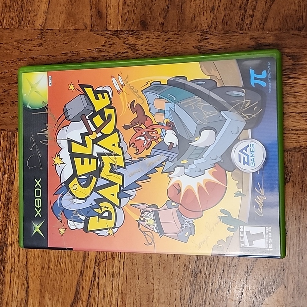 XBOX Game Cel Damage - SIGNED by creators